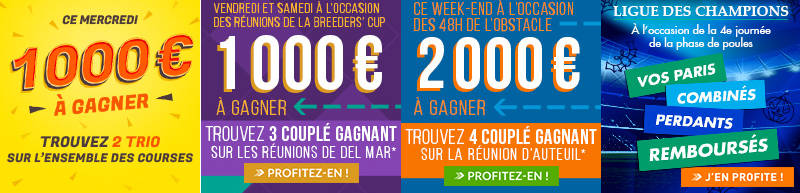promotions mars 2023 sur le site de genybet